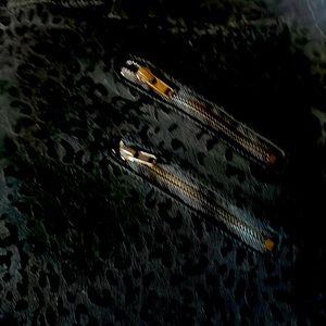 WORE ONCE STRETCHY JET BLK LEOPARD PRINT ON DEMIN U CAN FEEL THE PRINT